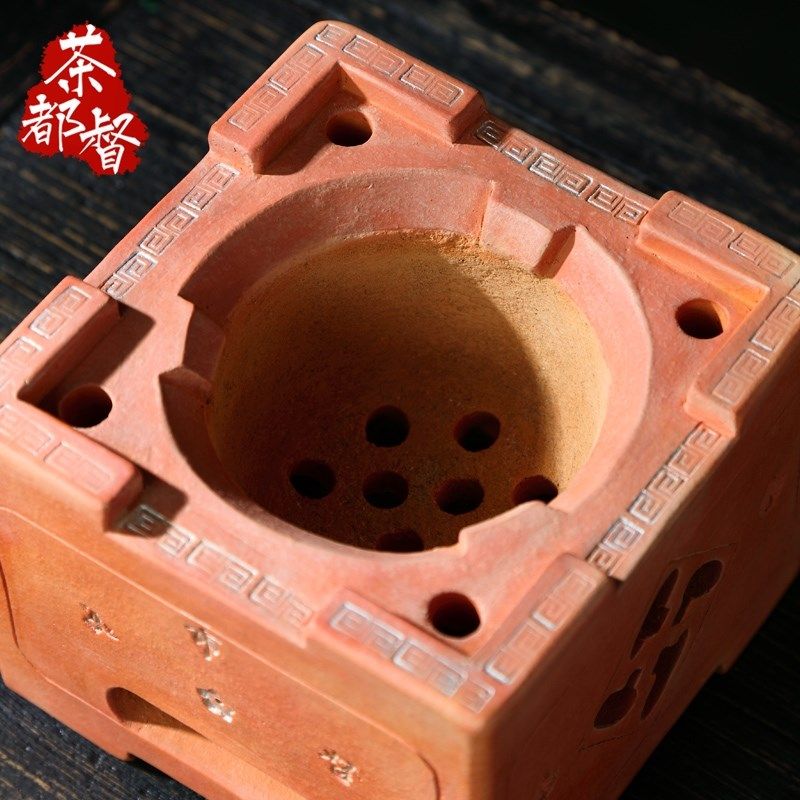童文宋 小方炉 双层红泥小火炉闽西副榜炉火炉功夫煮Y茶炉炭炉碳,餐饮具,煮茶炉,淘宝优惠券,粉丝福利购,淘宝优惠卷