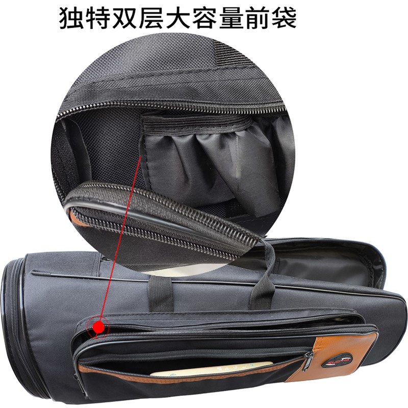 六支装加厚加棉唢呐包手提t单肩背喇叭收纳包四支装吹管保护套袋图片
