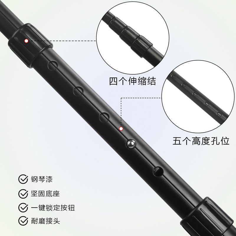 HOW TRUE高夫球包撑3节4节可调节长度球包N支撑杆航空托运保护球