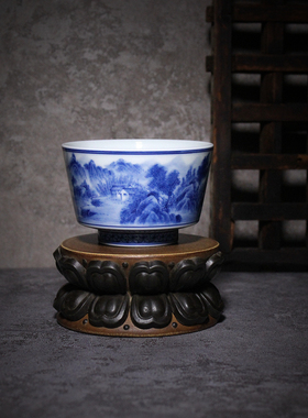 一诺轩文房 宜兴 紫砂 莲花J座 复古底座茶台茶宠