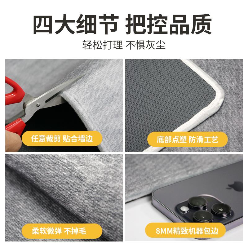 进门地垫入户门垫耐脏纯色玄关地毯进门大门口定制可裁剪防滑垫子
