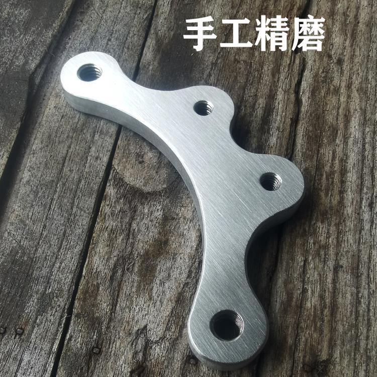 自制304不锈钢挡泥板支架适用于HH豪豪4四代神盾hh平叉挡泥板支架