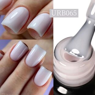 UR SUGAR 7ml Rubber Base Gel Milky Jelly White Pink Transpar