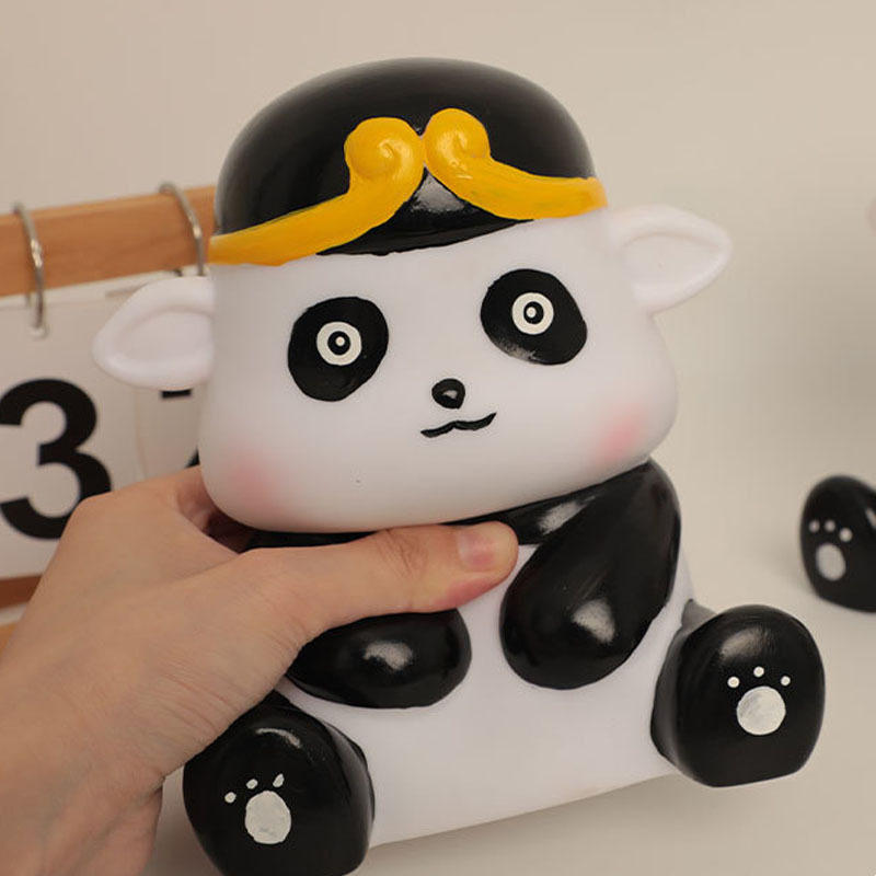 儿童仿真动物模型八戒小熊猫BB哨