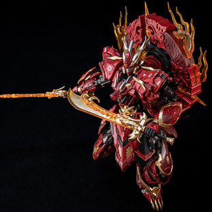 万擎模型 十二生肖机甲烈焰辰龙 拼装可动合金骨架模型摆件