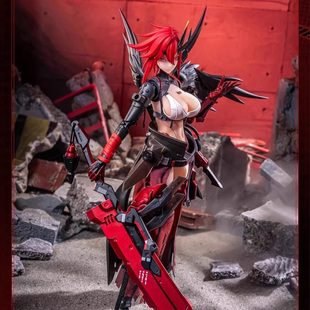 核金重构 狼犬部队 突击型·渡鸦 1/9 包胶软足可动模型手办