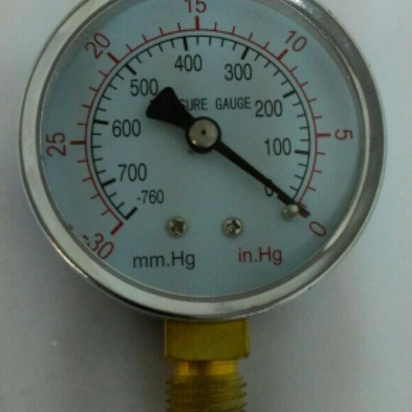 真空计表 -760mm.hg～0 -30in.hg~0 负压表 -0.1～0mpa 直径60mm