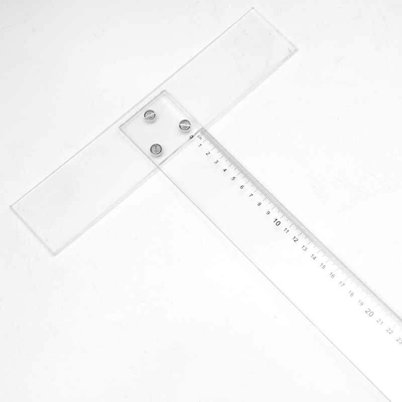 直角尺90度角尺塑料加长T型尺子丁字尺60cm90cm1米高精度制图专用