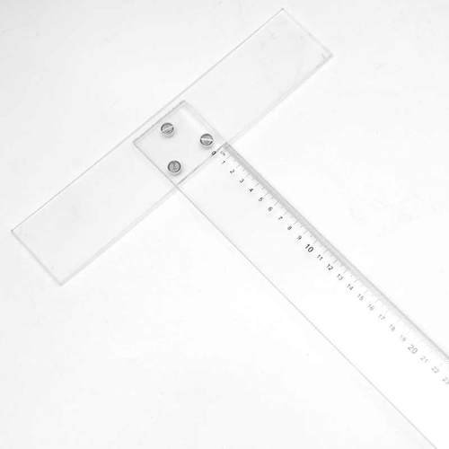 直角尺90度角尺塑料加长T型尺子丁字尺60cm90cm1米高精度制图专用