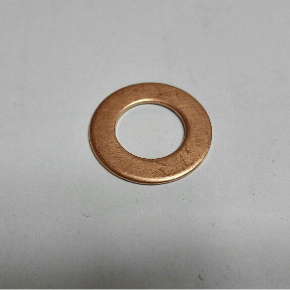 压力表铜垫 耐高压 高温铜垫片 内径10mm 外径18mm 厚度1mm 6mpa