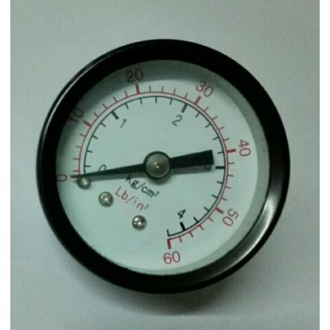 轴向压力表 背接式 0~4kgf/cm2 0～60lb/in2 pt1/8 4bar  60psi