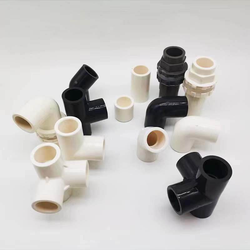 16mmPVC弯头 三通 直接 补芯 接头 管帽 补心 上下水接头立体四通