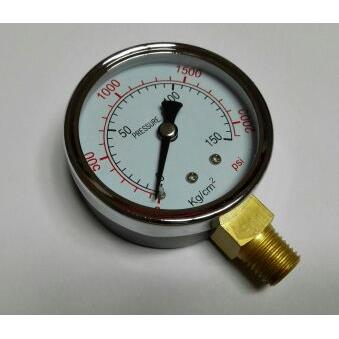 测量压力压力表 pressure gauge 150kg/C 2000psi 60mm ZG1/4