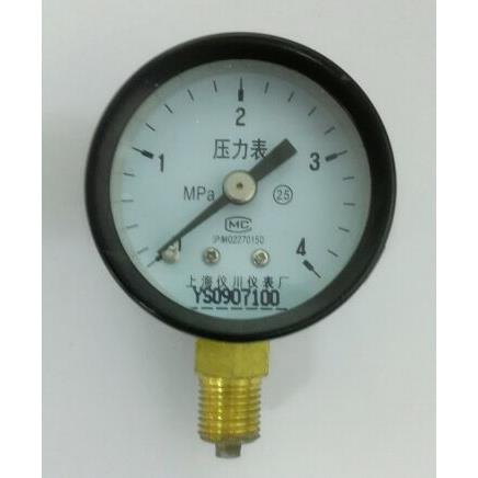 压力测量用压力表 y一40 y40 y_40 2.5mpa 2.5级 表盘直径40mm