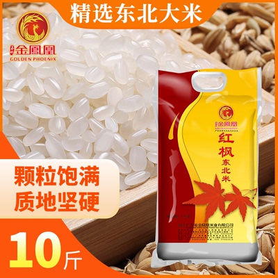 金凤凰玉竹 黑龙江正宗东北米5KG 2024年当季新米甜糯珍珠米10斤