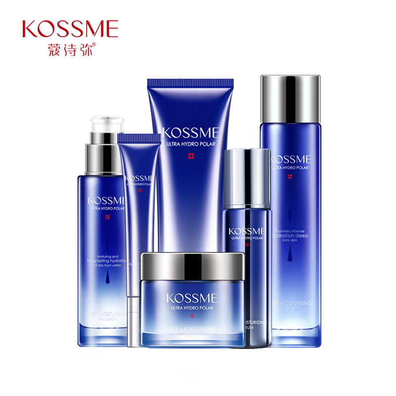 KOSSME/蔻诗弥水漾极地补水保湿套装正品水乳霜眼霜洁面旗舰店