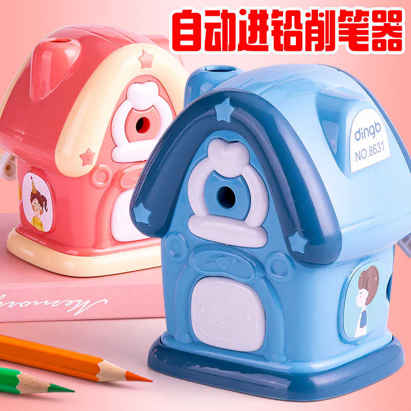 鼎邦削笔机手摇削笔器儿童卡通削笔刀自动卷笔刀铅笔刨小学生创