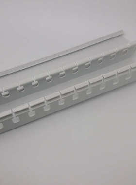 PVC银灰白色配电柜箱绝缘环保阻燃行线槽20 25 30 40 45 50 60 80