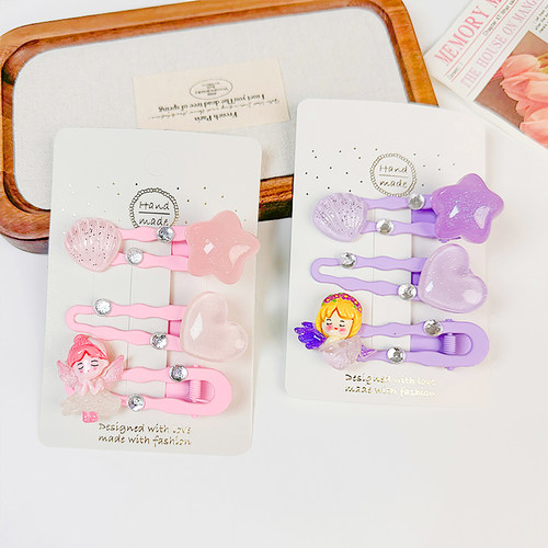 儿童新款刘海夹公主风发卡