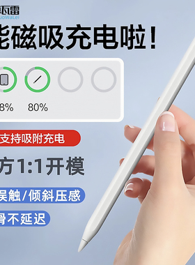 苹果专用电容笔适用苹果ipad触控笔applepencil2022款二代pencil磁吸充电ipad9代mini通用款触屏平替手写笔