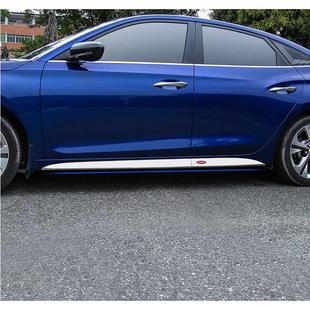 适用于现代菲斯塔车窗饰条车身防撞专用装 饰亮条门边条侧裙贴改装