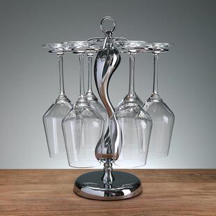 速发酒杯放置架创意架摆萄欧式高脚杯架倒挂简约葡件酒杯悬