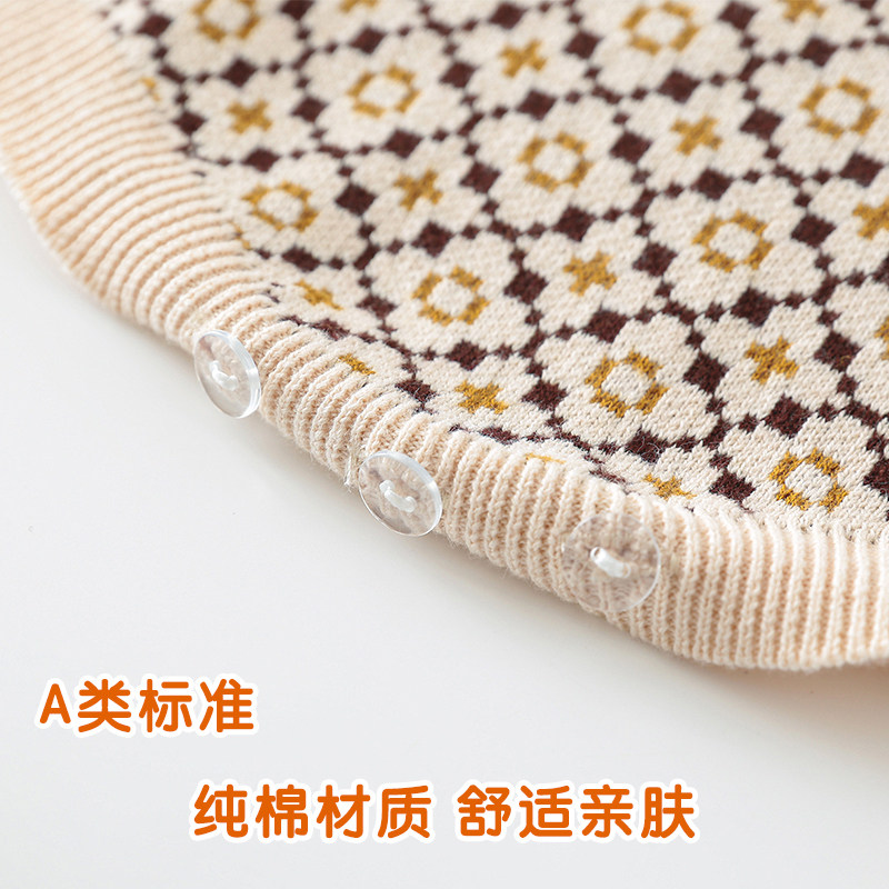 速发婴儿春装针织衣服宝宝包屁衣套装春季洋气婴连体衣春秋款超萌