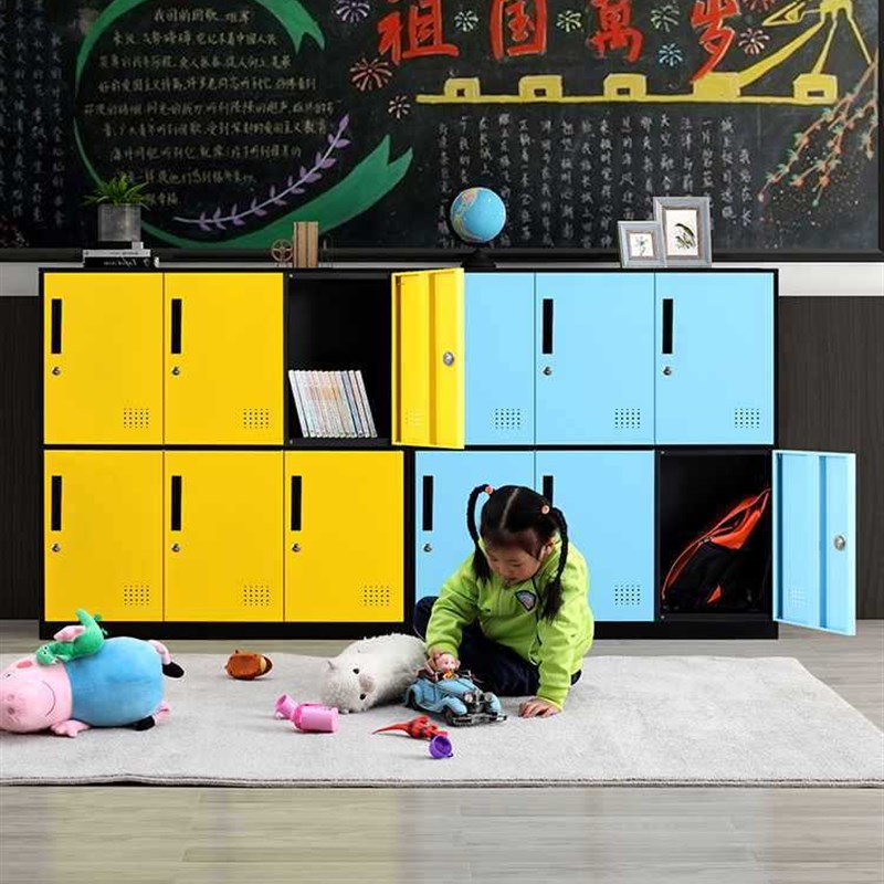 速发学室教班柜子储物柜书包柜小学生柜校级收纳柜教师蓄物置物柜