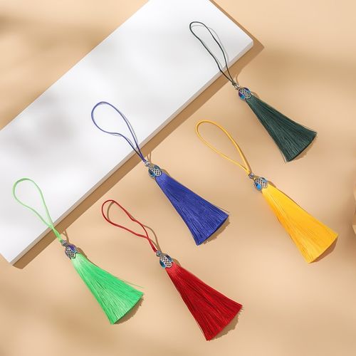 速发全新民族配挂件景挂蓝帽亮丝线穗子香包扇坠车泰风件挂饰流苏