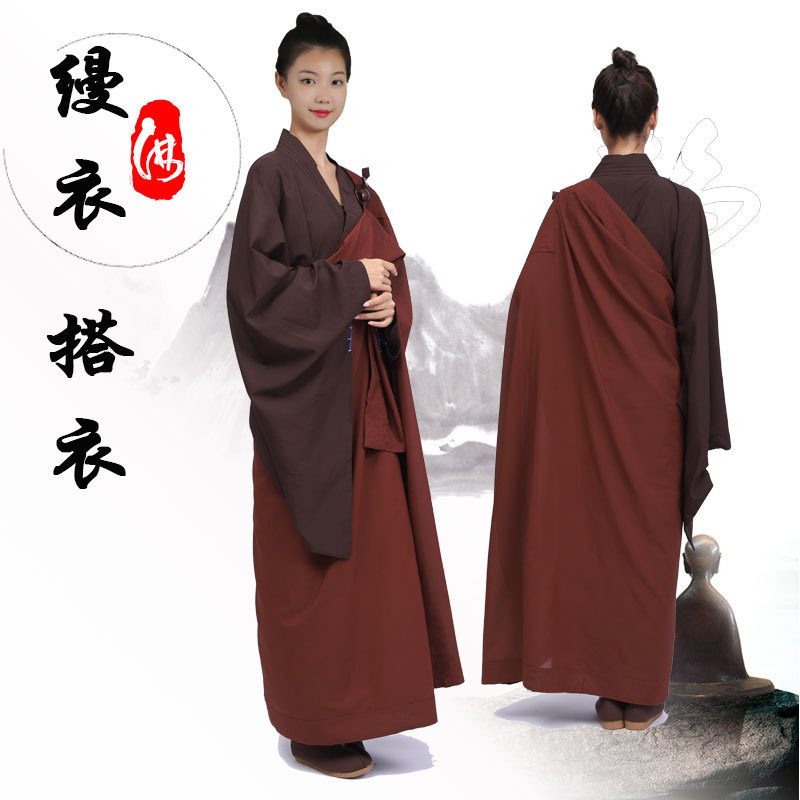 速发居士缦衣搭衣五戒菩萨七家师傅受袈出衣曼衣出家人戒裟海青僧