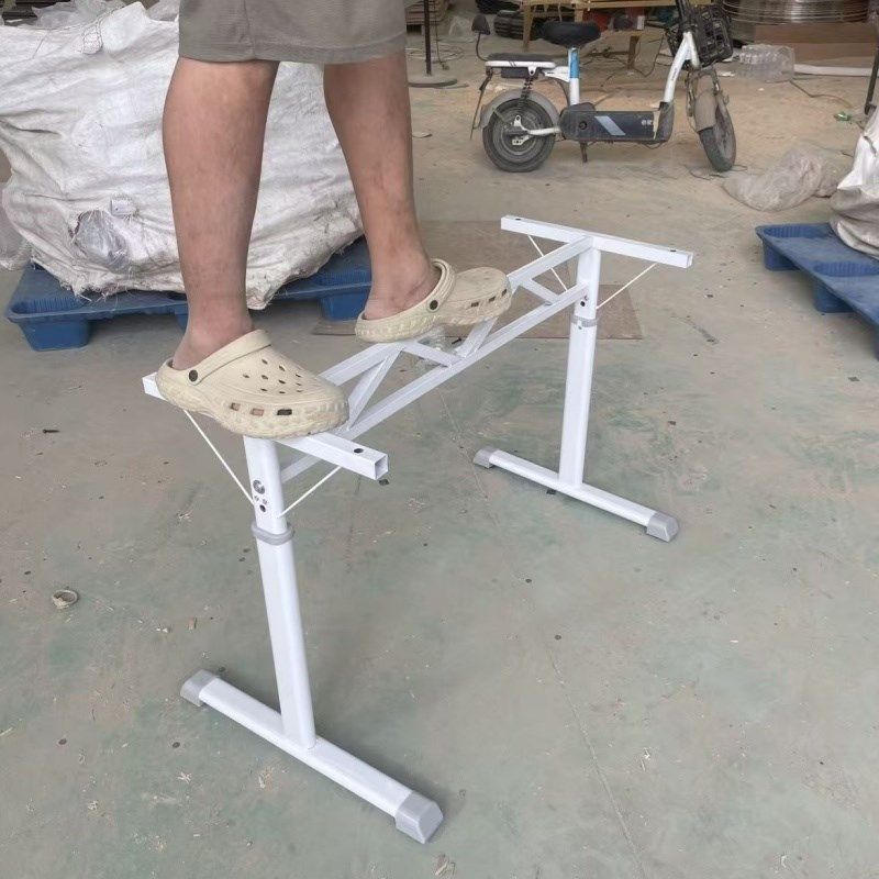 手摇式升降桌腿支l架可移动带滑轮办公台面承重脚架书桌架子可调,住宅家具,桌腿/桌架,淘宝优惠券,粉丝福利购,淘宝优惠卷