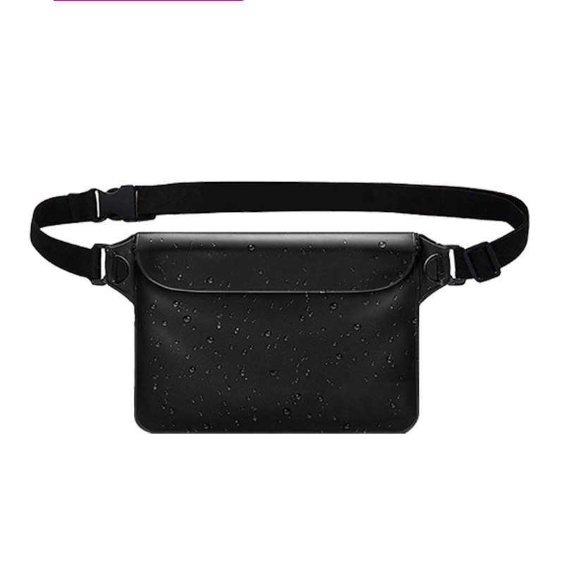 PVC TOUCHSCREEN OUTDOOR WAIST BAG WATERPROOF BAG TRANSPARENT WATERPROOF WAIST BAG BAG IPX8 DRIFTING BEACH PHONE WATERPROOF BAG