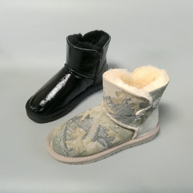 撤柜处理折扣冬款羊毛防滑雪地靴