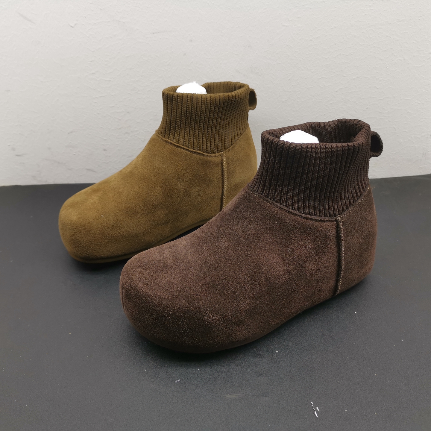 撤柜处理折扣真皮女鞋2025秋新款舒适百搭复古勃肯鞋磨砂皮女棉鞋