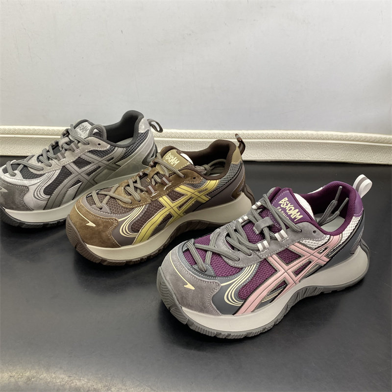 撤柜处理折扣外贸女鞋2026秋新款拼色网布休闲学院风舒适女单鞋