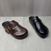 女拖鞋 撤柜处理折扣外贸女鞋 懒人鞋 一脚蹬休闲风豆豆鞋 2026春新款