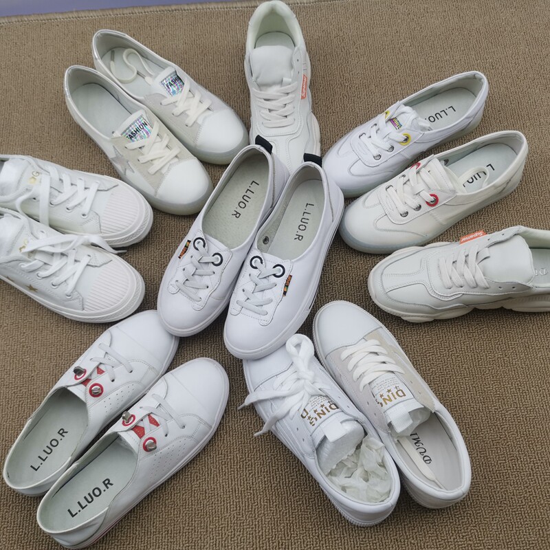 福利鞋休闲百搭小白鞋牛皮女单鞋