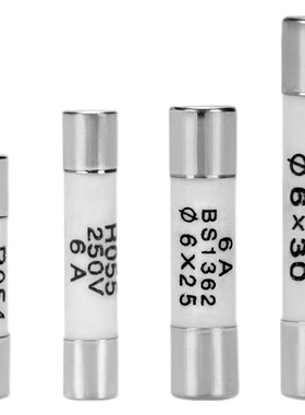 380V陶瓷保险丝管熔断器5*20.5*25.6*25E.6*30.R054R055R057R058.