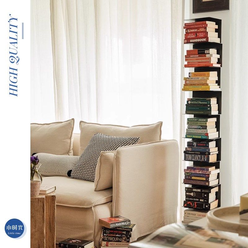 隐藏式书架落地灯后现代轻t奢沙发旁氛围装饰灯新款创意个性客厅,家装灯饰光源,置物功能落地灯,淘宝优惠券,粉丝福利购,淘宝优惠卷