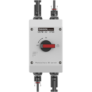 光伏隔离开关直流4P32A户外uIP66开关隔离器DC1000V带MC4防水接头