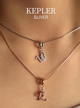 925纯银字母名字定制项链生日礼