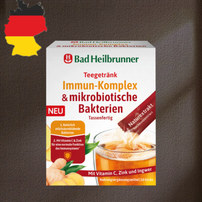 德国代购【全场满300包邮】Bad Heilbrunner生姜维生素草本茶10g