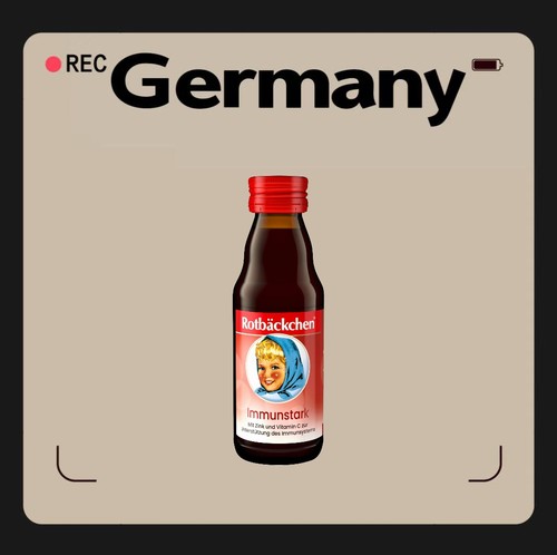 德国代购【满300包邮】Rotbackchen小瓶增强抵抗力维生素125ml