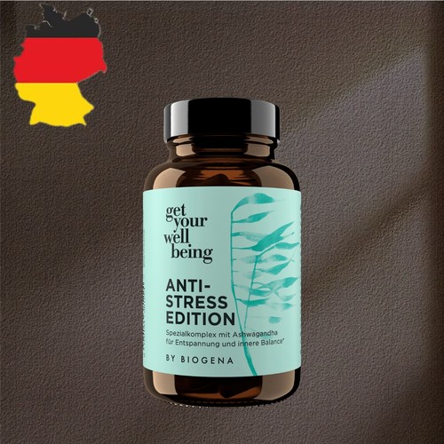 德国代购满300包邮 Biogena无麸质抗压复合维生素胶囊60粒，28g