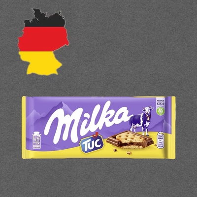德国代购【全场满300包邮】milka妙卡巧克力饼干87g