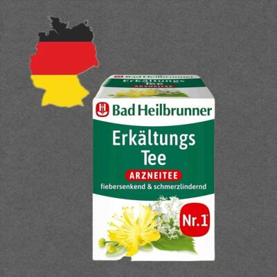 德国代购【全场满300包邮】Bad Heilbrunner抗风寒茶16g（8袋）