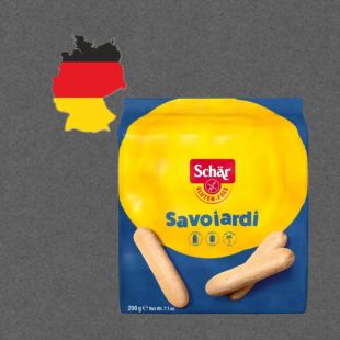 德国代购【全场满300包邮】schar无麸质无糖无防腐剂手指饼干200g