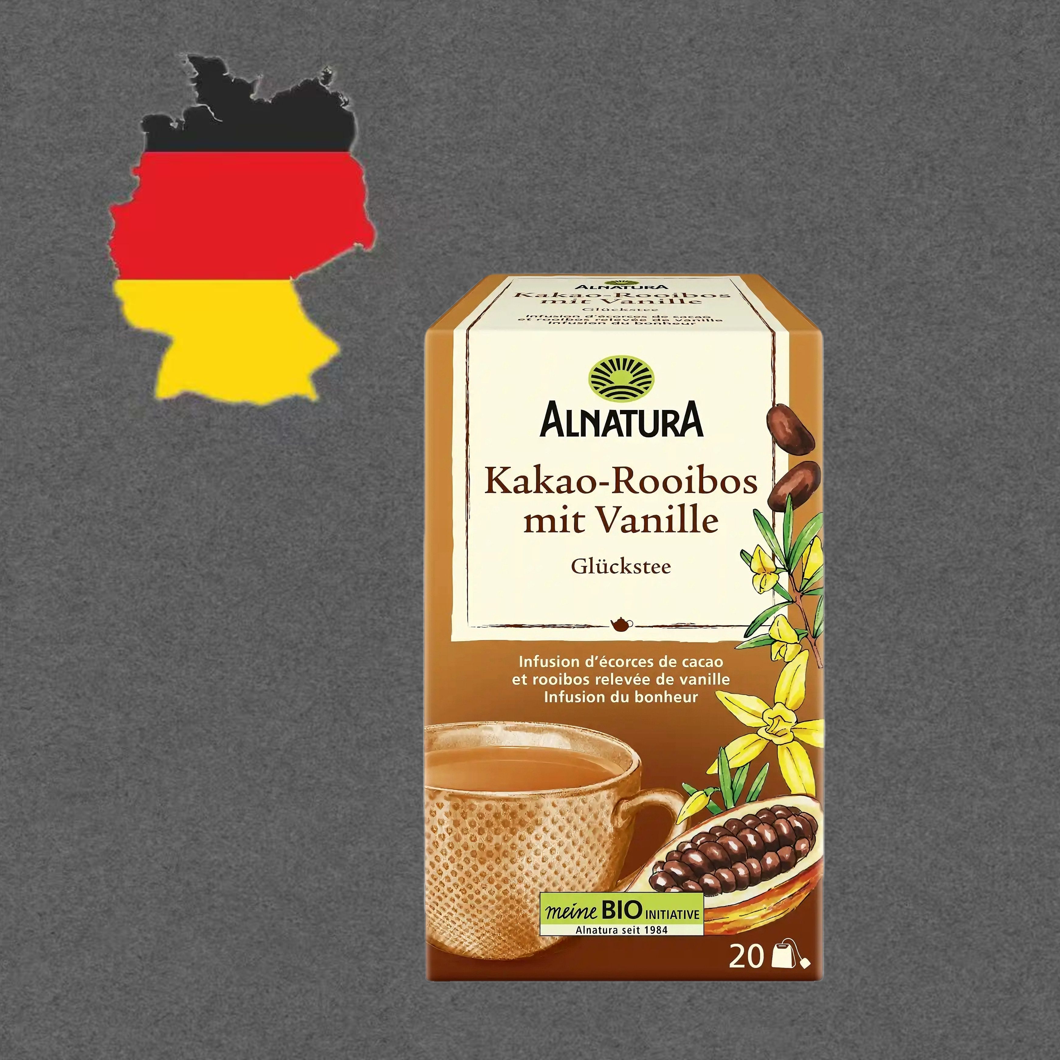 德国代购【全场5盒包邮】alnatura安娜图拉有机香草可可博士茶40g