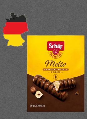 德国代购【全场满300包邮】schar无麸质杏仁巧克力手指饼干90g