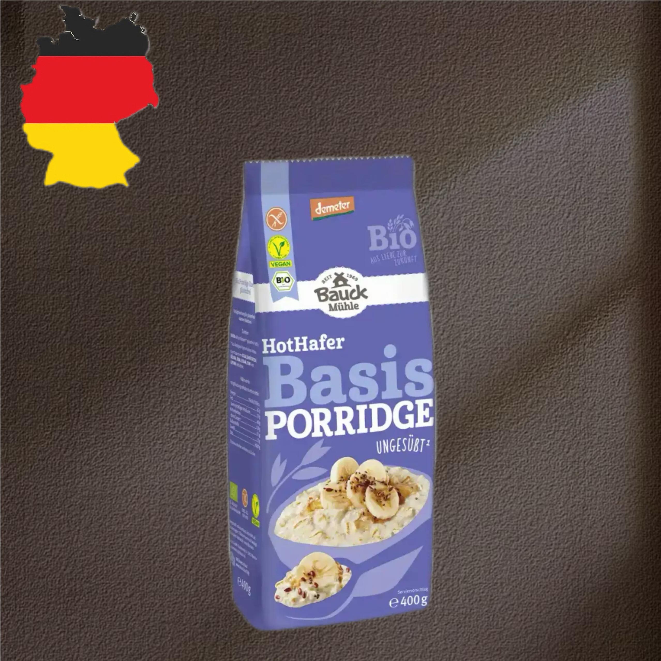 德国代购【全场300包邮】bauckhot有机demeter无麸质基础麦片400g